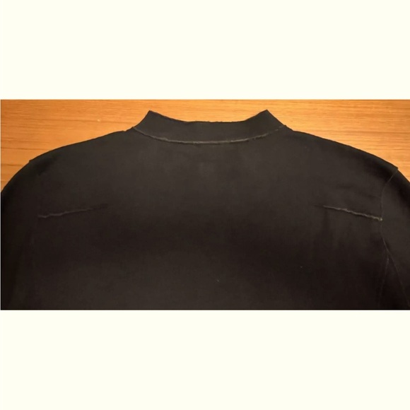 Boss Hugo Boss M Medium Sweater Pullover Black Wool Blend Long Sleeve Crew Neck - Picture 8 of 14